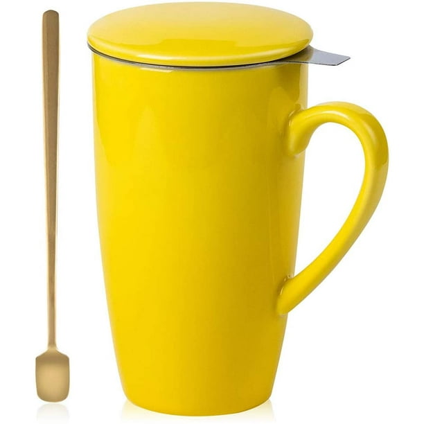 17 OZ Large Tea Strainer Cup with Tea Bag Holder for Loose Tea Ceramic Tea Steeping Mugs for Women/Men/Office/Home/Gift Baby Blue GBHOME Porcelain Tea Mug with Infuser and Lid 17 OZ Large Tea Strainer Cup with Tea Bag Holder for Loose Tea Ceramic Tea Steeping Mugs for Women/Men/Office/Home/Gift Baby Blue GBHOME Porcelain Tea Mug with Infuser and Lid